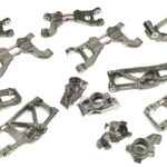 Billet Machined Grey Suspension Kit for Traxxas 1/10 Maxx 4S Truck