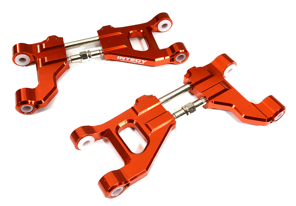 C29370RED Billet Machined Upper Suspension Arms for Traxxas 1/10 Maxx 4S Truck 8929 - Image 1