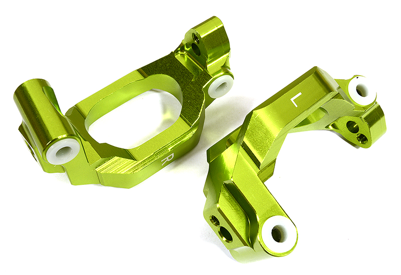 C29371GREEN Billet Machined Caster Blocks for Traxxas 1/10 Maxx 4S Truck 8932 - Image 1