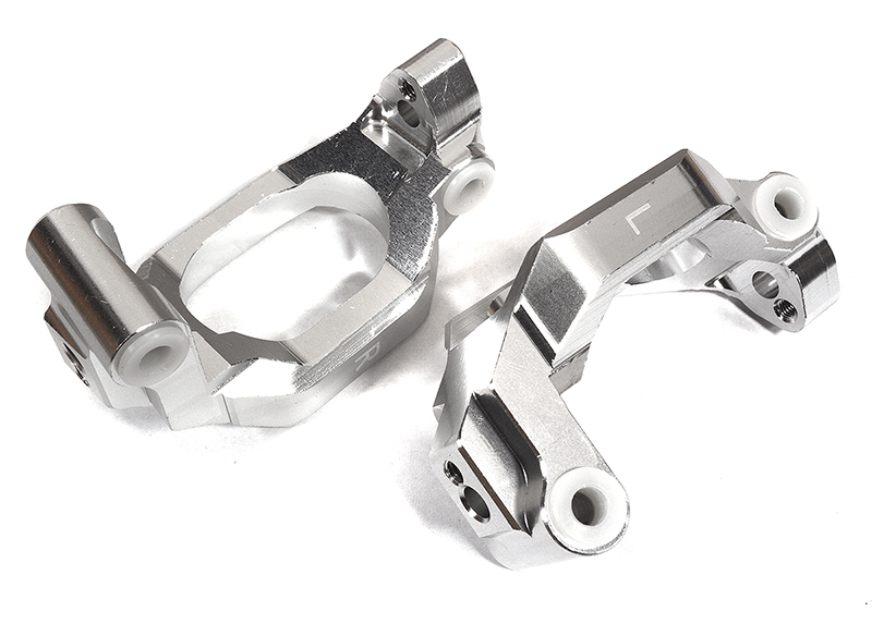 C29371SILVER Billet Machined Caster Blocks for Traxxas 1/10 Maxx 4S Truck 8932 - Image 1