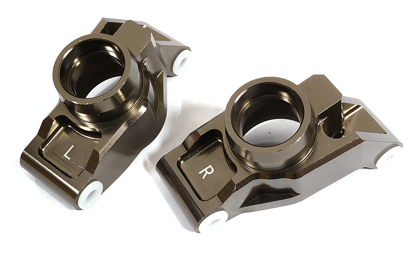 C29373GREY Billet Machined Rear Hub Carriers for Traxxas 1/10 Maxx 4S Truck 8952 - Image 1