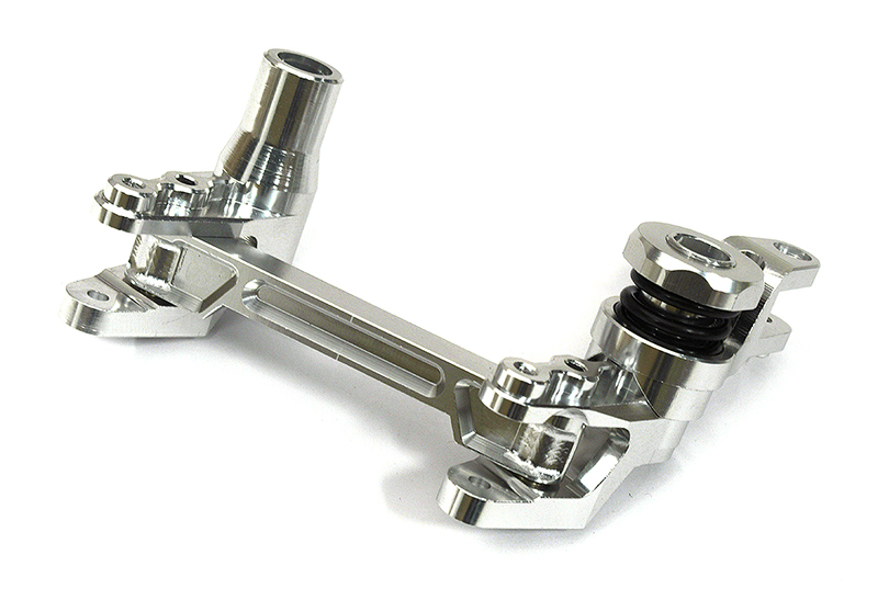 C29378SILVER Billet Machined Steering Bellcrank for Traxxas 1/10 Maxx 4S Truck 8946 - Image 1