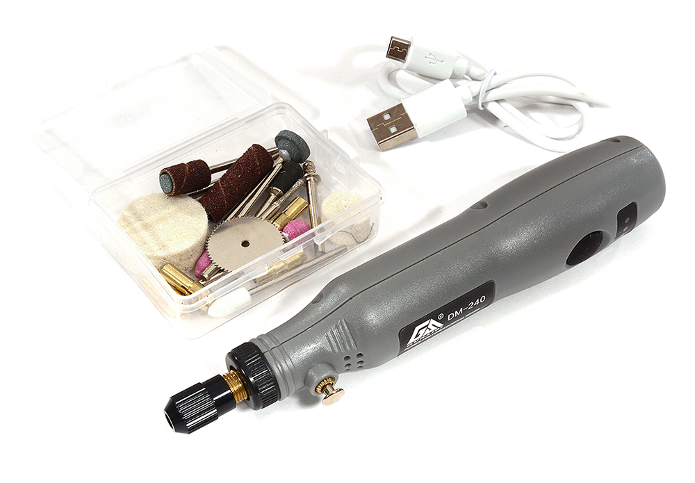 C29390 Cordless Mini Grinder Set with 3 Speeds, USB Charging, and Rechargeable Battery - Image 1