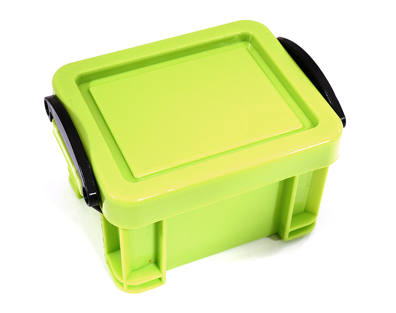 C29397GREEN Realistic Model Size 85x64x50mm Storage Box for 1/10 Scale Crawler Truck - Image 1