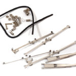 Realistic Scale Alloy Front Windshield Wiper Kit for 1/10 Axial, Traxxas Crawler