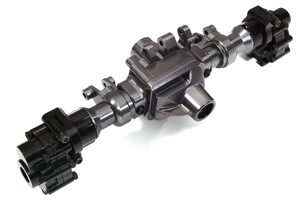 C29411GUN Billet Machined Middle Portal, Axle Housings & Mounts for Traxxas TRX-6 Crawler - Image 1