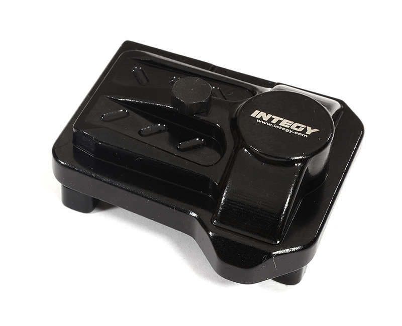 C29412BLACK Billet Machined Alloy Differential Cover for Traxxas TRX-4 Crawler - Image 1