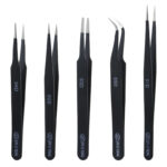 Precision Model Craft 5pcs Stainless Tweezers Set