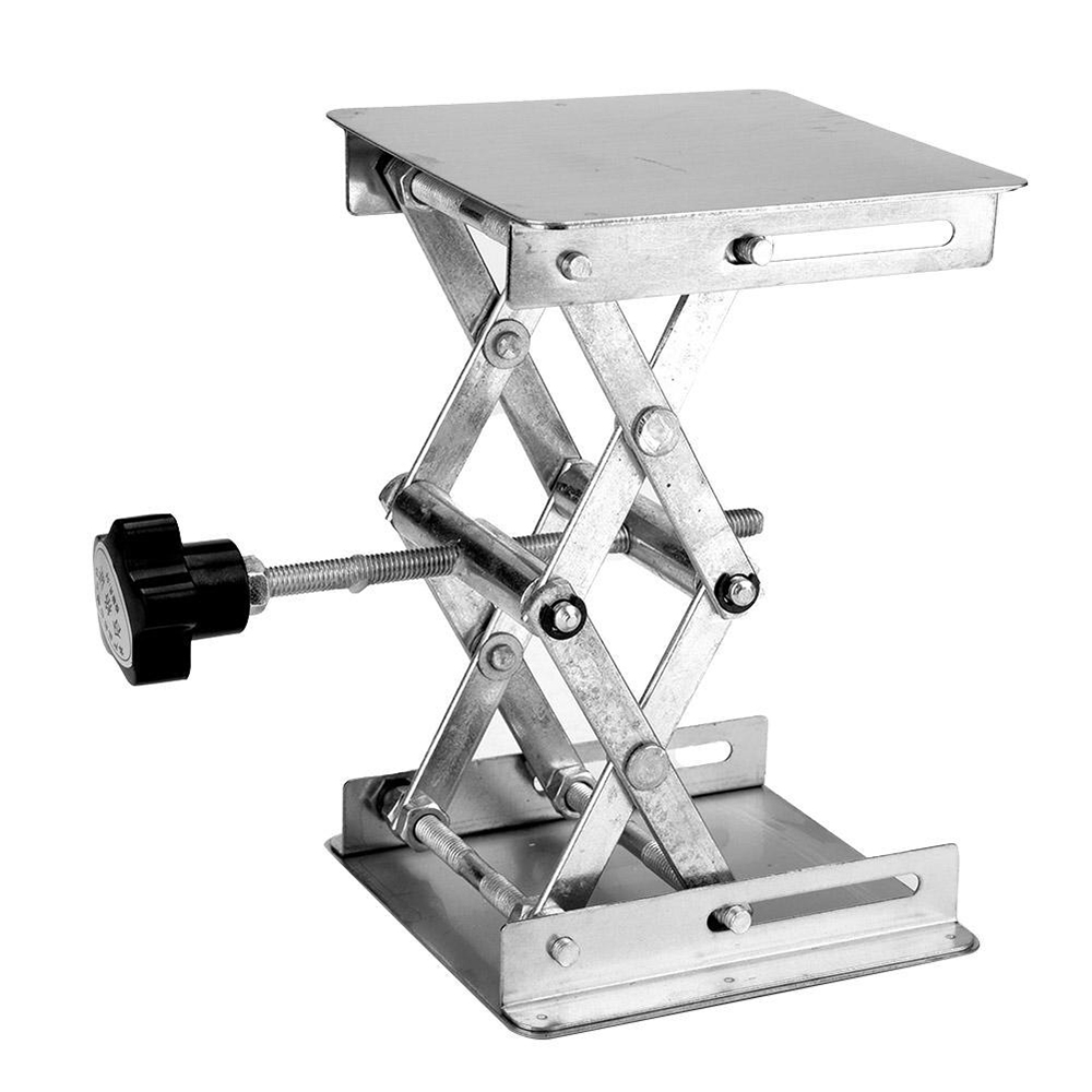 C29426 Adjustable Height Alloy Car Stand Workstation 100x100mm Size for 1/10 Size RC - Image 1