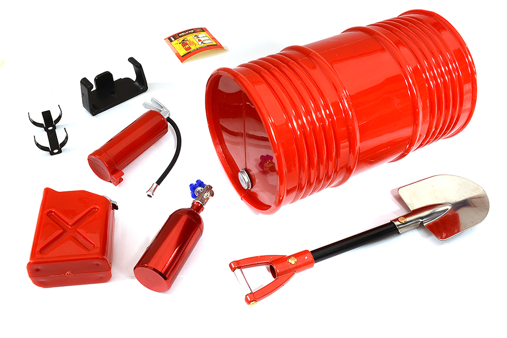 C29428 Realistic Model 1/10 Scale Off-Road Crawler Accessories Set - 5pcs - Image 1