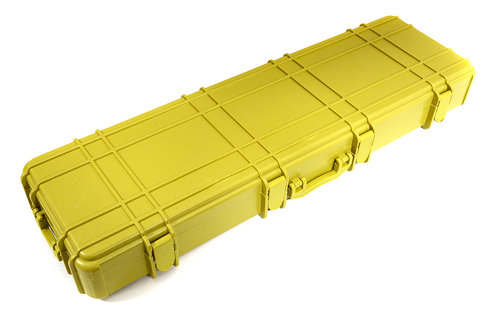 C29436YELLOW Realistic Model Scale Plastic Luggage Storage Case 225x70x26mm for 1/10 Crawler - Image 1