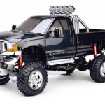 Realistic 1/10 Scale 4X4 RC Pickup Truck RTR with 2.4GHz Radio Black