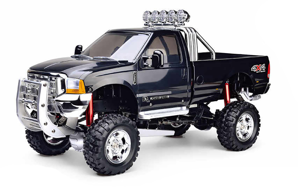 C29452BLACK Realistic 1/10 Scale 4X4 RC Pickup Truck RTR with 2.4GHz Radio Black - Image 1