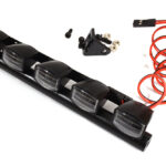 Realistic Roof Top Spot LED (5) Light Set 123mm Wide for 1/10 Off-Road Vehicles