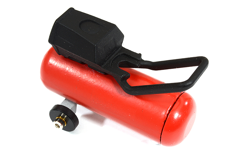 C29475REDBLACK Realistic Air Compressor w/ Vertical Tank for 1/10 Scale Crawler - Image 1