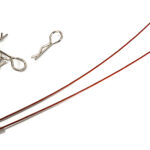 Secured Body Clip (4) with 130mm Retainer Link for 1/10 Scale R/C