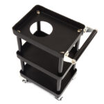 Realistic Scale Model 3-Tier Rolling Metal Storage Organizer Cart for RC
