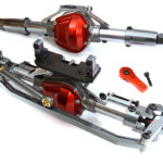 Alloy Machined F & R Axle Assembly w/Internals for 1/10 SCX10 Scale Crawler