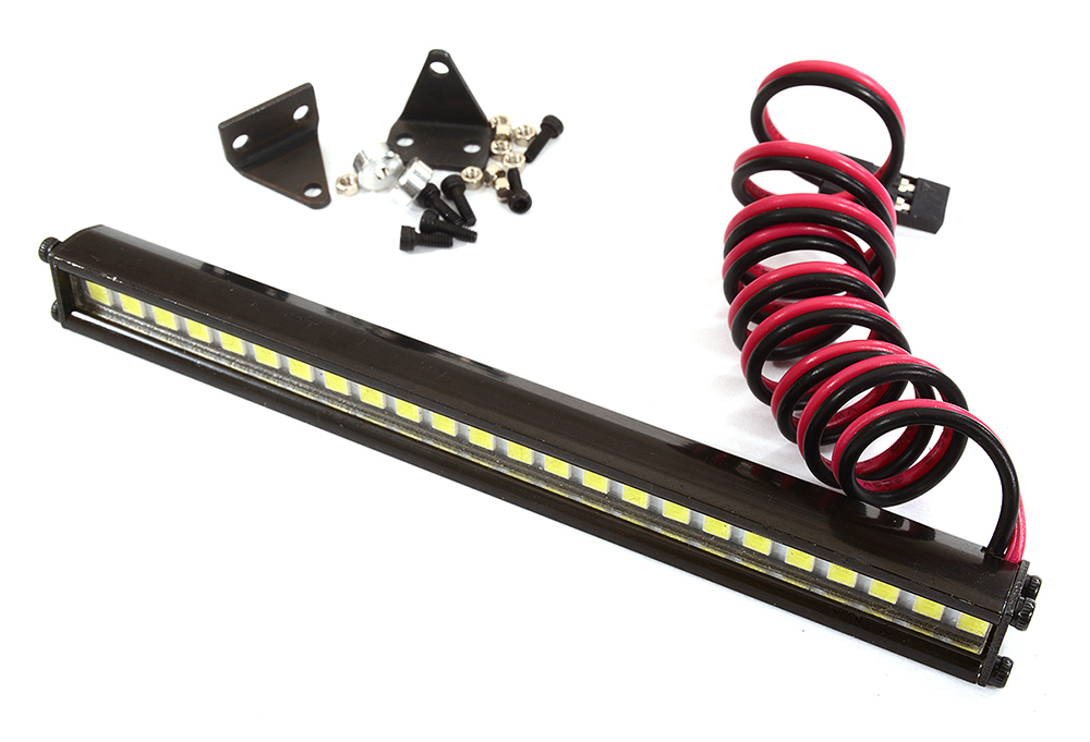C29529 Realistic Roof Top LED (24) Light Bar for 1/10 Scale Off-Road Crawler 105mm Wide - Image 1