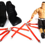 Realistic 1/10 Scale Seats, Seatbelts & Figure 168mm Tall for Off-Road Crawler