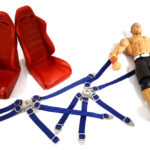 Realistic 1/10 Scale Seats, Seatbelts & Figure 168mm Tall for Off-Road Crawler