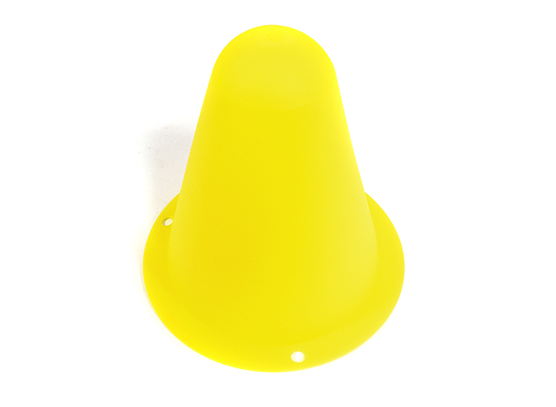C29544YELLOW Realistic Color Plastic Traffic Cone 75mm Tall for 1/10 Scale Crawler Truck - Image 1