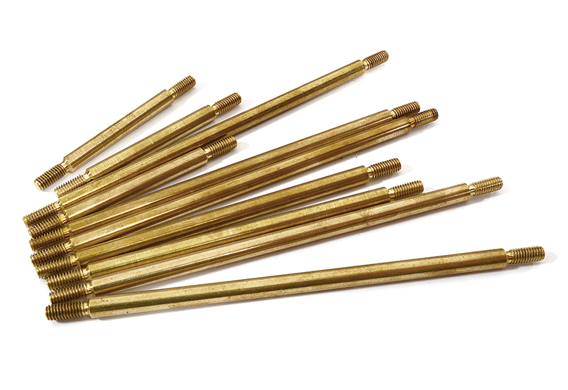 C29574 Brass Alloy 10-Piece Linkage Set for 1/10 TRX-4 Crawler (12.8-in WB) - Image 1