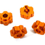 Billet Machined Alloy Wheel Hex (4) for Traxxas 1/10 Maxx 4S Truck 8956