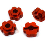 Billet Machined Alloy Wheel Hex (4) for Traxxas 1/10 Maxx 4S Truck 8956