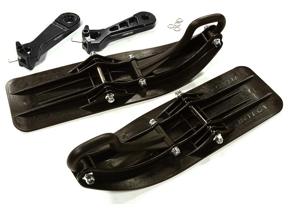 C29603BLACK Front Sled Ski Attachment Kit for 1/5 Kraton 4X4 8S BLX Brushless Monster Truck - Image 1