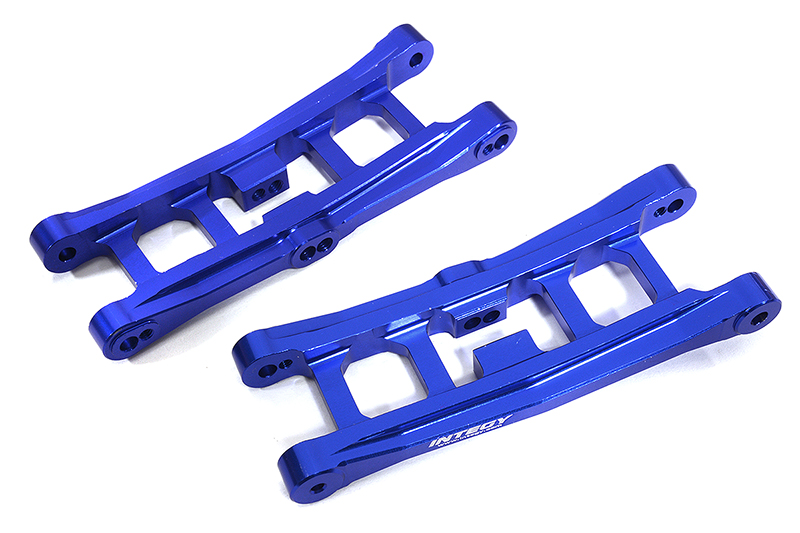 C29611BLUE Billet Machined Front Suspension Arms for Team Associated DR10 Drag Race Car RTR - Image 1