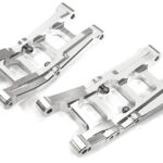 Machined Alloy Silver Rear Suspension Arms for Associated DR10 Drag Race Car RTR