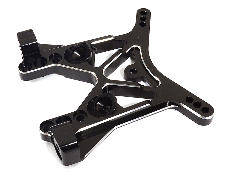 C29613BLACK Billet Machined Alloy Front Shock Tower for Associated DR10 Drag Race Car RTR - Image 1