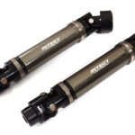 Machined Alloy Universal Drive Shafts for Traxxas 1/10 Maxx 4S Truck - Grey 8950