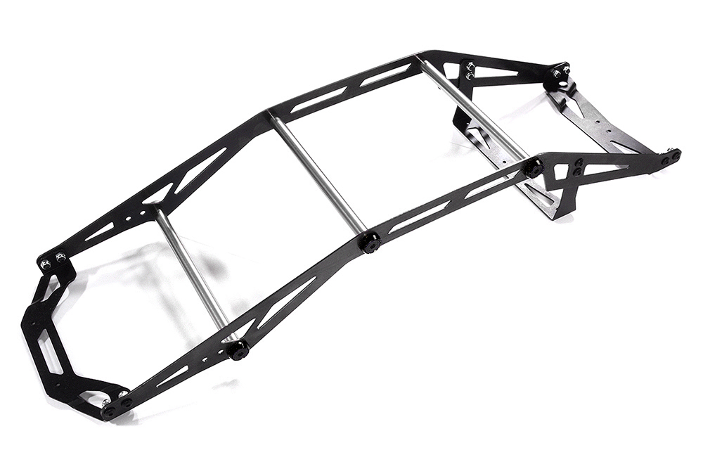 C29616SILVER Silver Metal Alloy Exo-Skeleton Body Roll Cage Kit for Traxxas X-Maxx 4X4 7711 - Image 1
