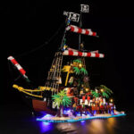 LED Light Kit for Lego 21322 Ideas Pirates of Barracuda Bay - Image 2