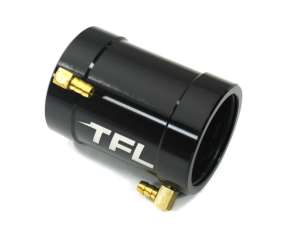 C29698 Billet Machined Alloy Water Cooling Jacket 29x50mm for RC Boat Silver - Image 1