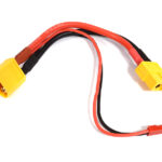 XT60 Female-to-XT60 Male Connector Adapter Wire Harness w/ 2Pin JST Type RX Plug