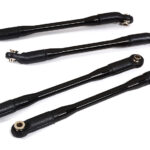 Rear Upper and Lower Suspension Links(4) w/ Rod Ends for Axial 1/10 SCX10 II 6X6