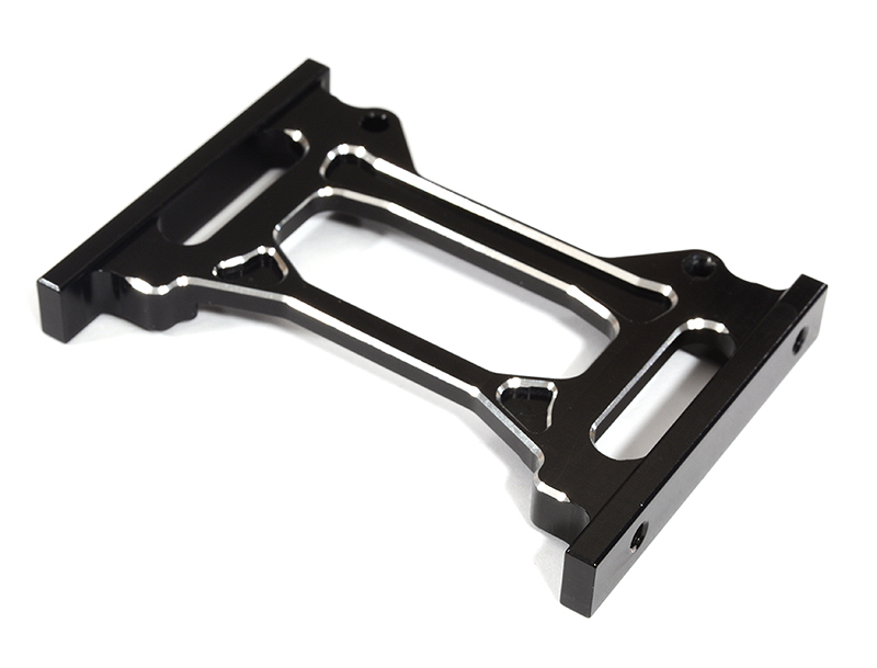 C29785BLACK Machined Alloy Rear Chassis Frame Shock Tower Brace for Axial 1/10 SCX10 II 6X6 - Image 1