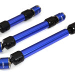 Blue Machined Alloy Center Drive Shaft Set for Axial SCX10 II 6X6 - 3 Pieces