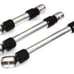 Machined Alloy Center Drive (3) Shafts for Axial 1/10 SCX10 II 6X6 - Silver