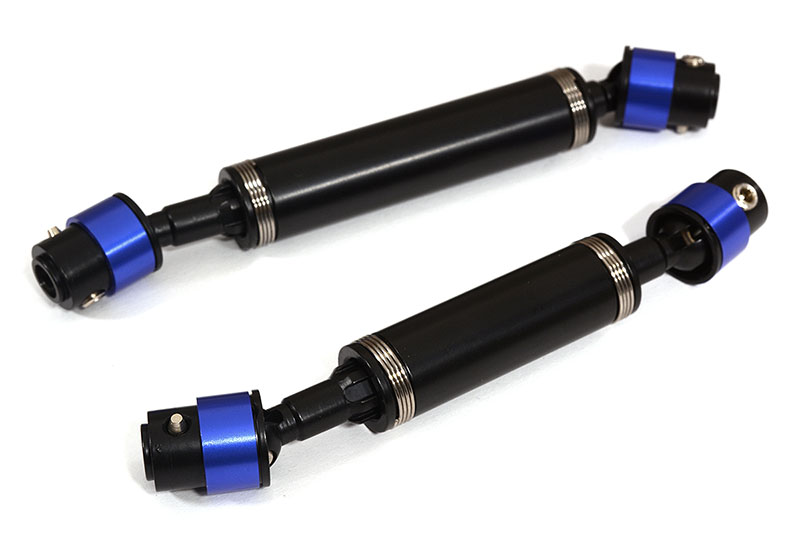 C29790BLUE Machined Alloy Center Drive (2) Shafts for Axial 1/10 SCX10 III (2 Speed) - Image 1