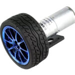 Educational DIY Robot Parts, 370 Size Motor w/ Gearbox, Mount, Wheel & Tire