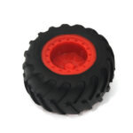 Educational DIY Robot Science Part, Red Plastic Wheel