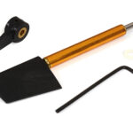 Nylon Rudder Assembly Height=28mm w/ Steering Arm 2mm Hole for RC Boat