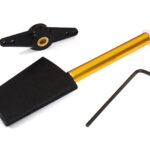 Nylon Rudder Assembly Height=36mm w/ Steering Arm 2mm Hole for RC Boat