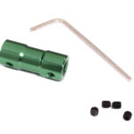 Billet Machined Motor Coupler L=25mm 3mm Shaft to 3.17mm Shaft for RC Boat