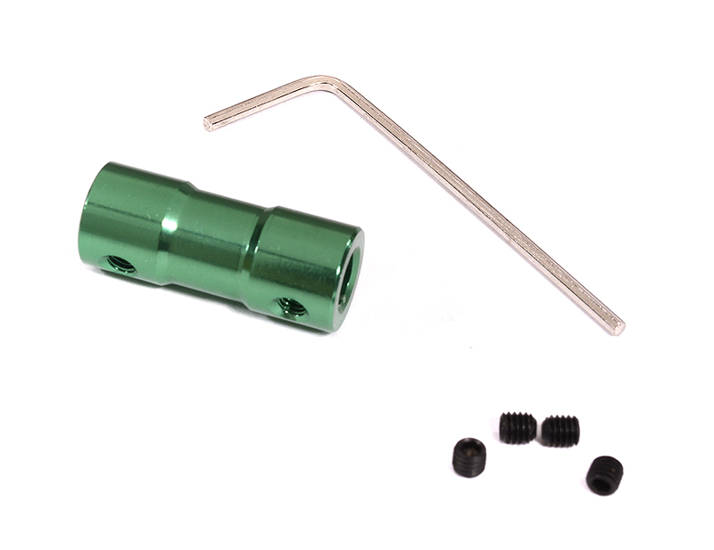 C29828 Billet Machined Motor Coupler L=25mm 3mm Shaft to 5mm Shaft for RC Boat - Image 1