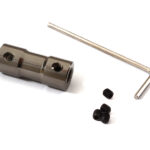Billet Machined Motor Coupler L=25mm 5mm Shaft to 5mm Shaft for RC Boat